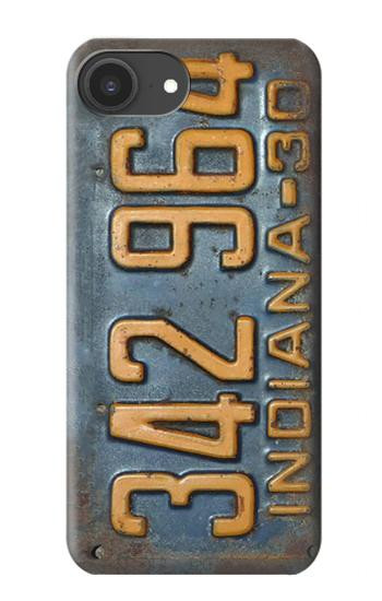 S3750 Plaque d'immatriculation de véhicule vintage Etui Coque Housse pour iPhone 16e, 17e