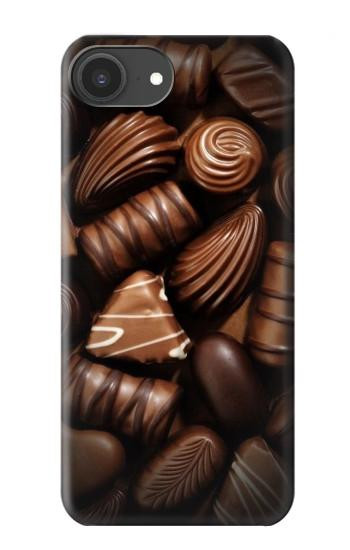 S3840 Amateurs de chocolat au lait au chocolat noir Etui Coque Housse pour iPhone 16e, 17e