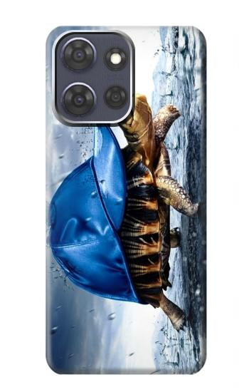 S0084 Tortue sous la pluie Etui Coque Housse pour Motorola Moto G Power (2025,2026)