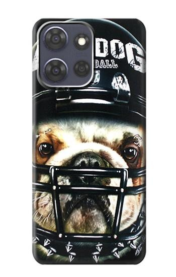 S0098 Bouledogue Football américain Etui Coque Housse pour Motorola Moto G Power (2025)
