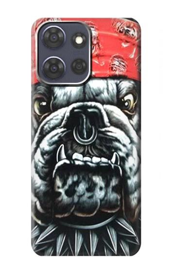 S0100 Bouledogue Football américain Etui Coque Housse pour Motorola Moto G Power (2025,2026)