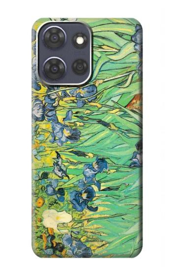 S0210 Van Gogh Irises Etui Coque Housse pour Motorola Moto G Power (2025)