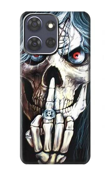 S0222 crâne Etui Coque Housse pour Motorola Moto G Power (2025)