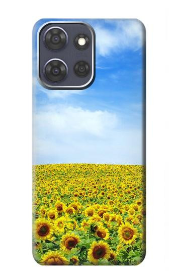 S0232 Tournesol Etui Coque Housse pour Motorola Moto G Power (2025)