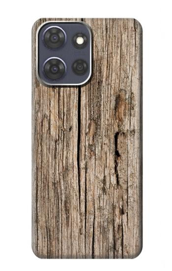 S0600 Bois imprimé graphique Etui Coque Housse pour Motorola Moto G Power (2025,2026)