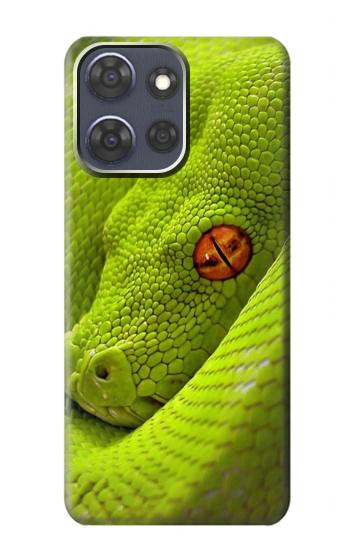 S0785 Serpent vert Etui Coque Housse pour Motorola Moto G Power (2025,2026)