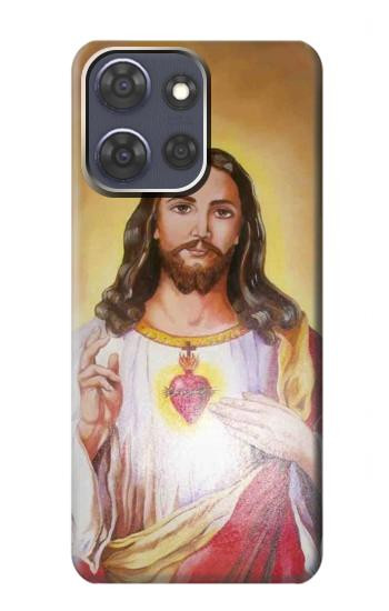 S0798 Jésus Etui Coque Housse pour Motorola Moto G Power (2025)