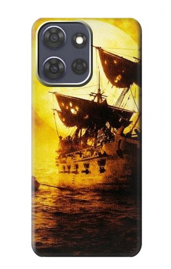 S0841 Pirates Perle noire Etui Coque Housse pour Motorola Moto G Power (2025,2026)