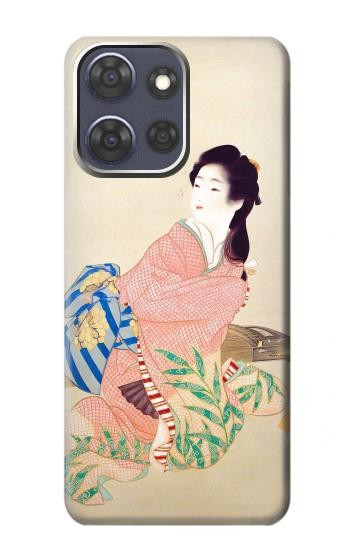 S0889 Japon Kimono Etui Coque Housse pour Motorola Moto G Power (2025)