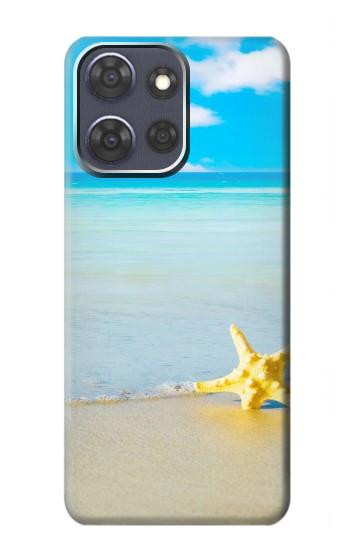 S0911 Détendez-vous à la plage Etui Coque Housse pour Motorola Moto G Power (2025)