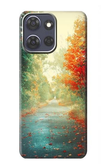 S0913 Route à travers les bois Etui Coque Housse pour Motorola Moto G Power (2025)