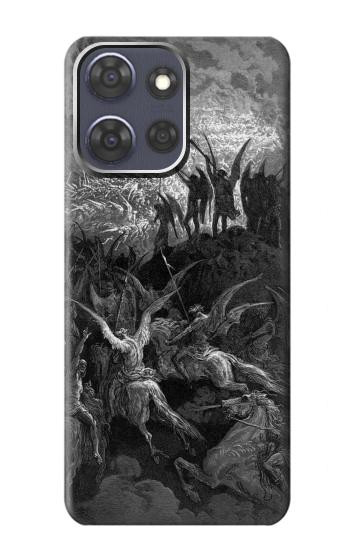 S1026 Gustave Doré Paradis perdu Etui Coque Housse pour Motorola Moto G Power (2025,2026)