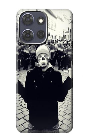 S1108 Masque crâne Etui Coque Housse pour Motorola Moto G Power (2025,2026)