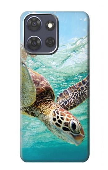 S1377 Océan tortue de mer Etui Coque Housse pour Motorola Moto G Power (2025)