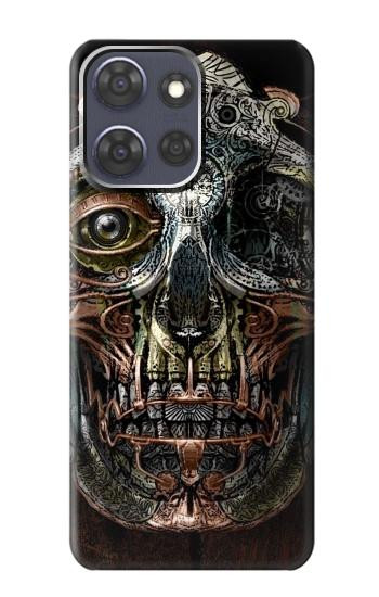 S1685 Crâne Steampunk Etui Coque Housse pour Motorola Moto G Power (2025)