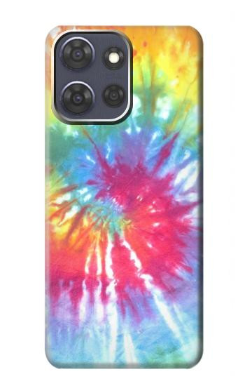 S1697 Tie Dye coloré imprimé graphique Etui Coque Housse pour Motorola Moto G Power (2025,2026)