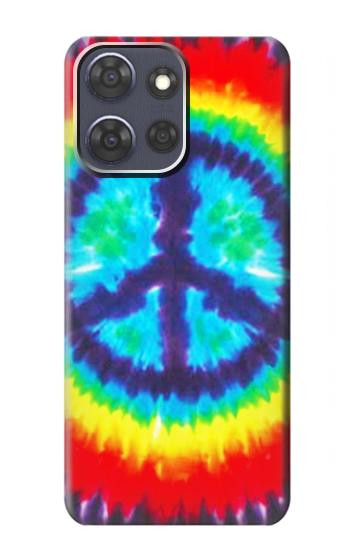 S1870 Tie Dye Paix Etui Coque Housse pour Motorola Moto G Power (2025)