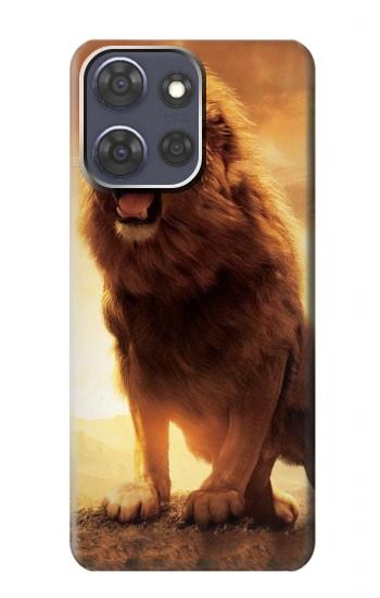 S1957 Lion Etui Coque Housse pour Motorola Moto G Power (2025)