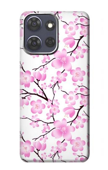 S1972 Sakura fleur de Cerisiers Etui Coque Housse pour Motorola Moto G Power (2025,2026)
