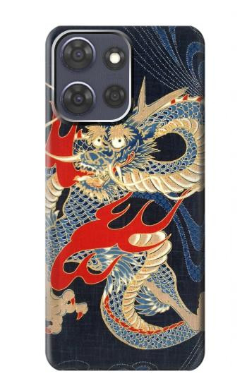 S2073 Japon dragon Art Etui Coque Housse pour Motorola Moto G Power (2025)