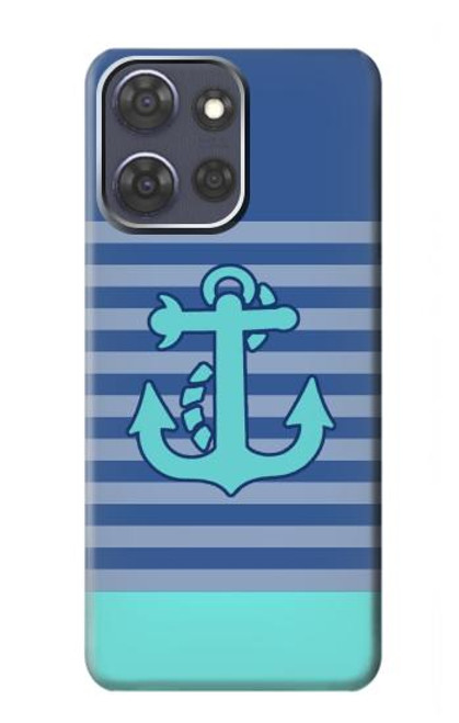 S2081 Ancre nautique Etui Coque Housse pour Motorola Moto G Power (2025)