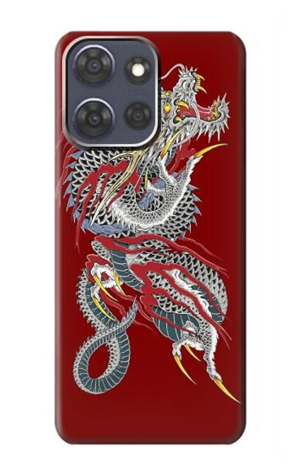S2104 Yakuza dragon Tatouage Etui Coque Housse pour Motorola Moto G Power (2025)