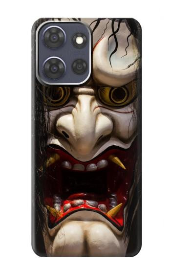 S2112 Hannya Démon Masque Etui Coque Housse pour Motorola Moto G Power (2025)