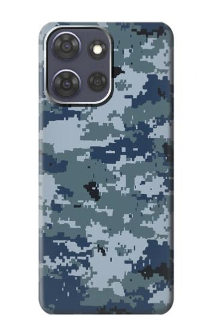 S2346 Marine Camo camouflage graphique Etui Coque Housse pour Motorola Moto G Power (2025)