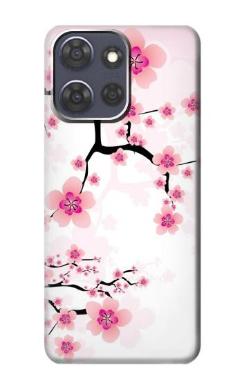 S2359 Fleur de prunier Etui Coque Housse pour Motorola Moto G Power (2025,2026)
