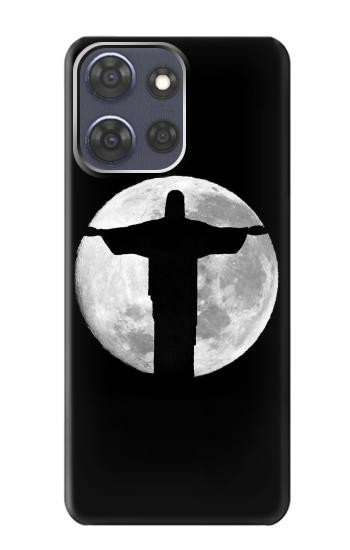 S2511 Jésus-Christ Statue Rio de Janeiro Etui Coque Housse pour Motorola Moto G Power (2025,2026)
