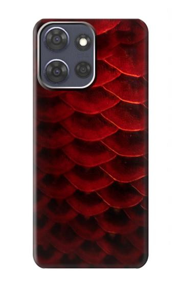S2879 Rouge Arowana écailles de poisson Etui Coque Housse pour Motorola Moto G Power (2025,2026)