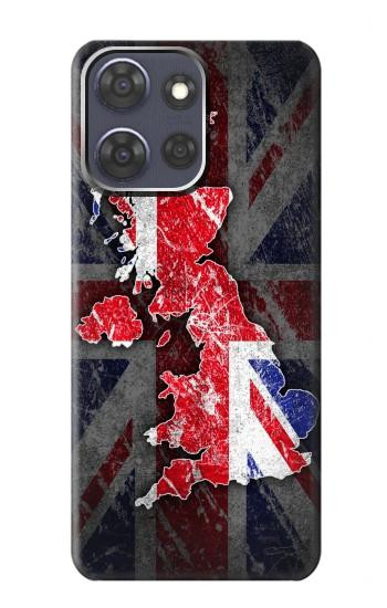 S2936 Royaume-Uni Drapeau britannique Carte Etui Coque Housse pour Motorola Moto G Power (2025,2026)