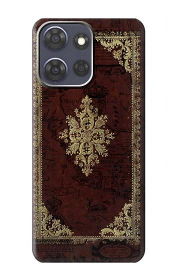 S3014 Carte Couverture Livre millésimé Etui Coque Housse pour Motorola Moto G Power (2025,2026)