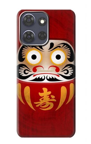 S3023 Japon Bonne chance Daruma Poupée Etui Coque Housse pour Motorola Moto G Power (2025,2026)