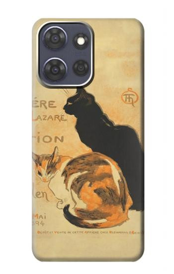 S3229 Affiche de chat millésimé Etui Coque Housse pour Motorola Moto G Power (2025,2026)