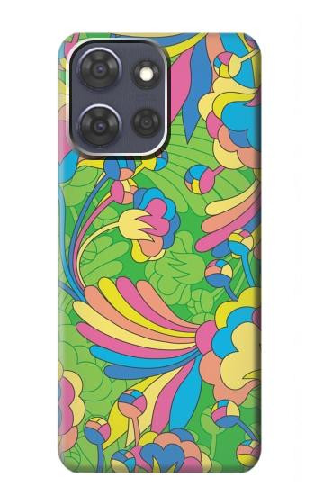 S3273 Fleur Ligne Motif Art Etui Coque Housse pour Motorola Moto G Power (2025,2026)