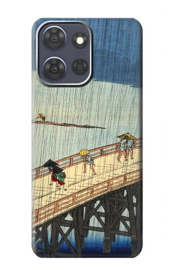 S3347 Utagawa Hiroshige douche soudaine Etui Coque Housse pour Motorola Moto G Power (2025,2026)