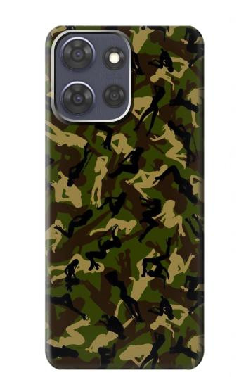 S3356 Camo camouflage de fille Etui Coque Housse pour Motorola Moto G Power (2025,2026)