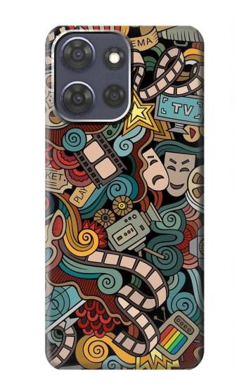 S3480 Divertissement Film par intérim Etui Coque Housse pour Motorola Moto G Power (2025,2026)