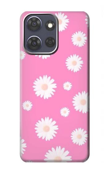 S3500 Motif floral rose Etui Coque Housse pour Motorola Moto G Power (2025,2026)