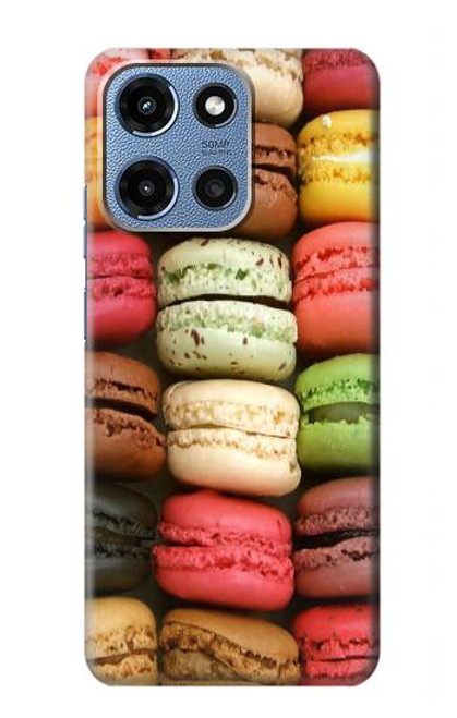 S0080 macarons Etui Coque Housse pour Motorola Moto G 5G (2025)
