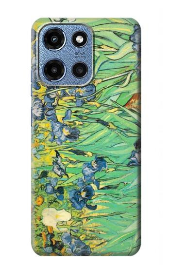 S0210 Van Gogh Irises Etui Coque Housse pour Motorola Moto G 5G (2025)