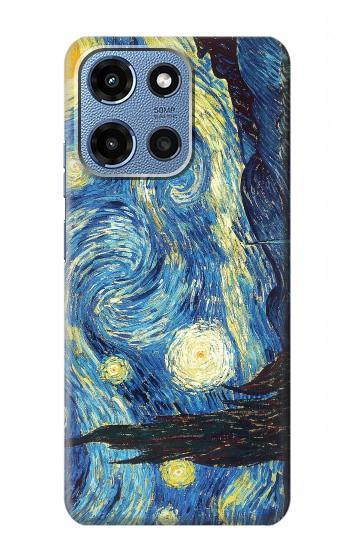 S0213 Van Gogh Starry Nights Etui Coque Housse pour Motorola Moto G 5G (2025)