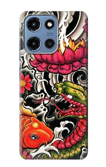 S0605 Yakuza tatouage Etui Coque Housse pour Motorola Moto G 5G (2025)