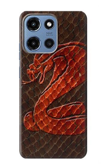 S0663 Cobra Serpent Peau Etui Coque Housse pour Motorola Moto G 5G (2025)