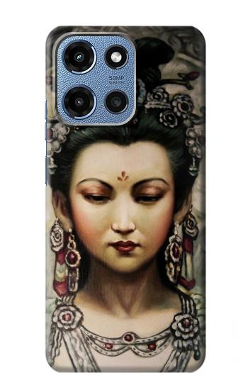 S0681 Guan Yin Etui Coque Housse pour Motorola Moto G 5G (2025)
