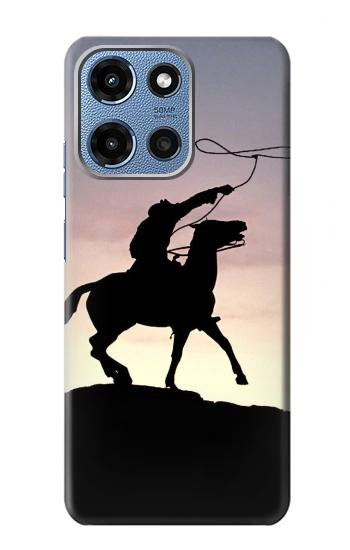 S0773 Cow-boy Etui Coque Housse pour Motorola Moto G 5G (2025)