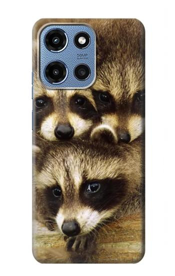 S0977 Les ratons laveurs bébé Etui Coque Housse pour Motorola Moto G 5G (2025)