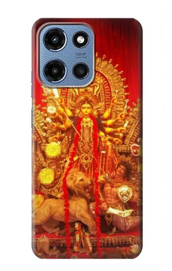 S1030 Dieu hindou Durga Puja Etui Coque Housse pour Motorola Moto G 5G (2025)
