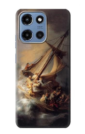 S1091 Rembrandt Christ dans la tempête Etui Coque Housse pour Motorola Moto G 5G (2025)